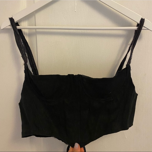 Handmade Mother The Studio Ethically Sourced Customer Corset Top Made From Linen - Picture 3 of 5